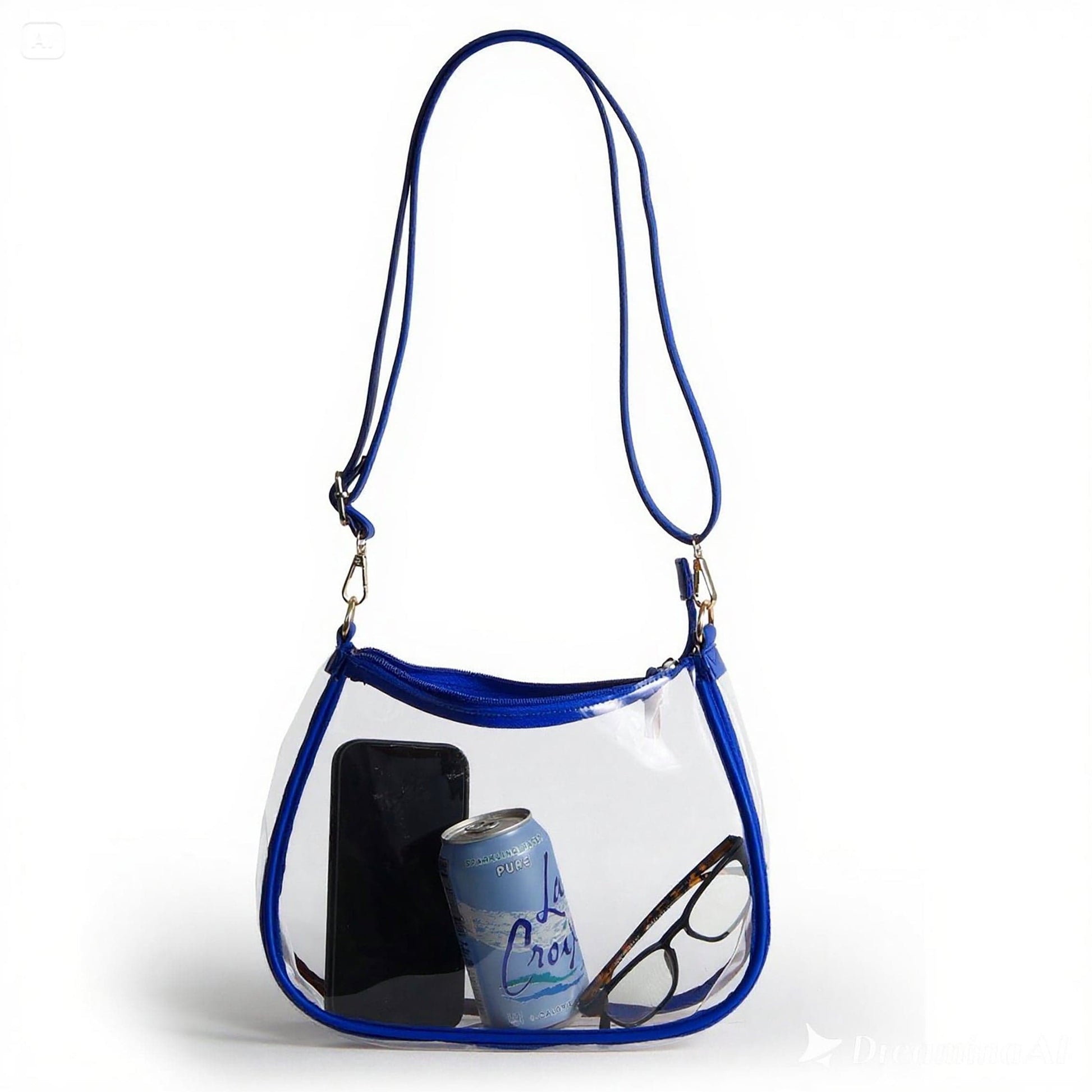 Desden Purse PRE-ORDER Sara Clear Purse with Beaded Charm – Boise State Broncos