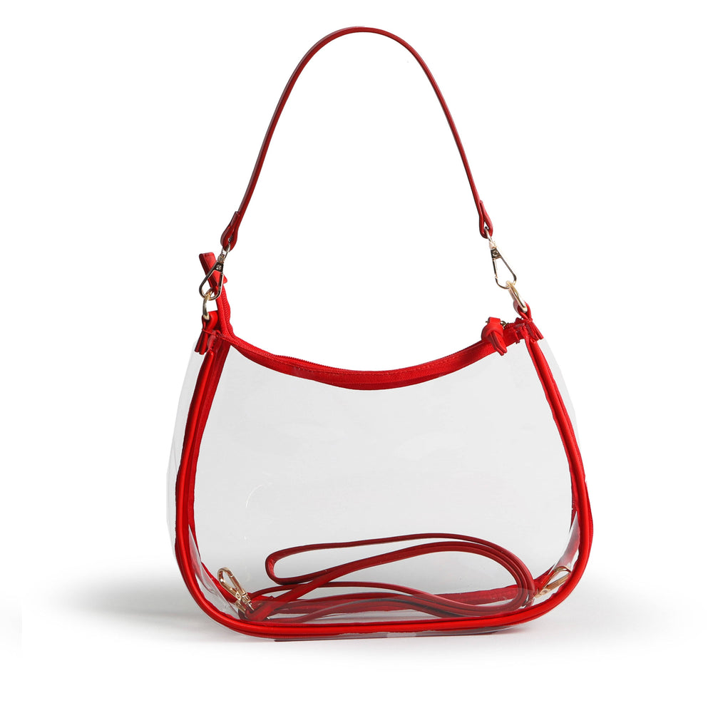 Desden Purse PRE-ORDER Sara Clear Purse with Beaded Charm – Cincinnati Bearcats