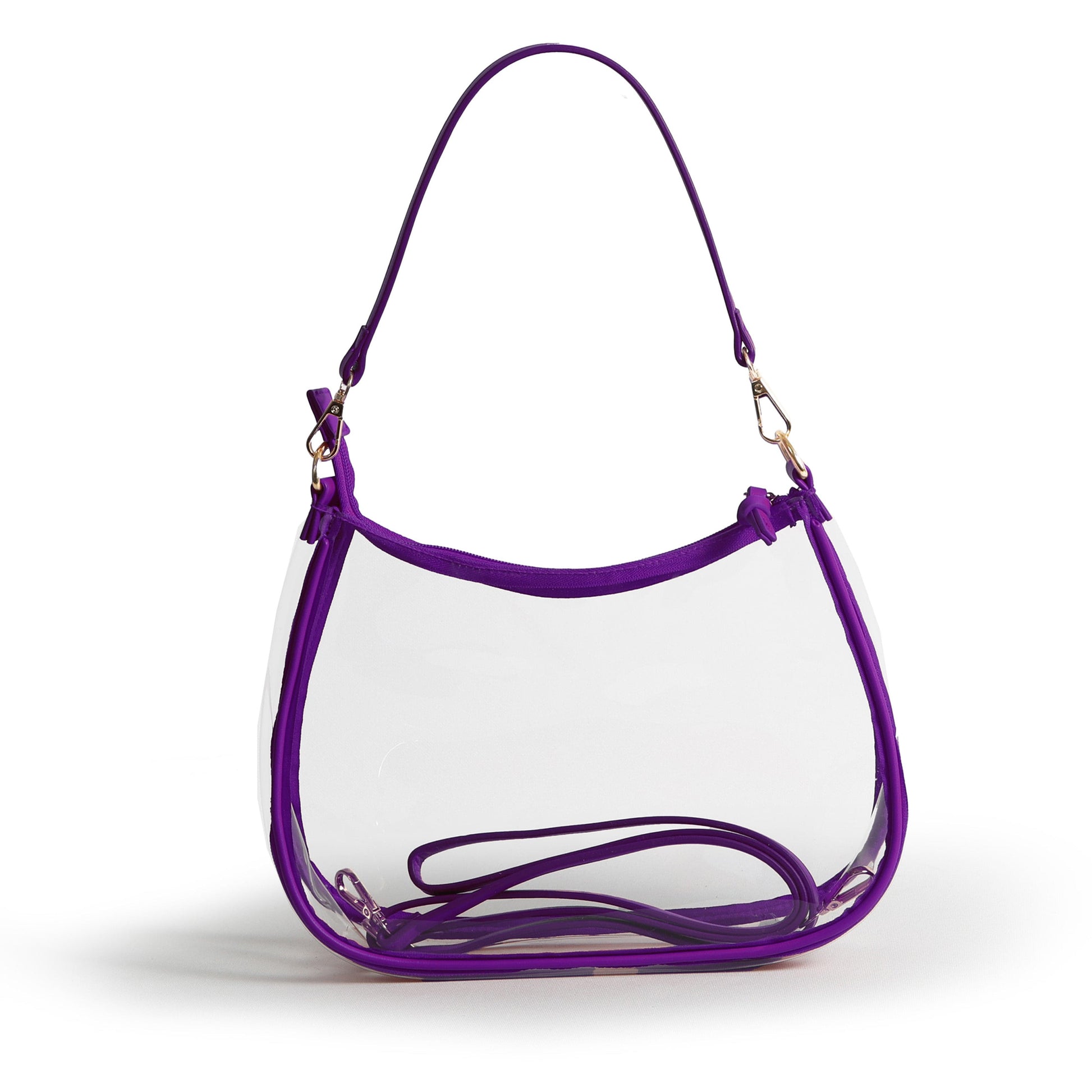 Desden Purse PRE-ORDER Sara Clear Purse with Beaded Charm – Clemson Tigers