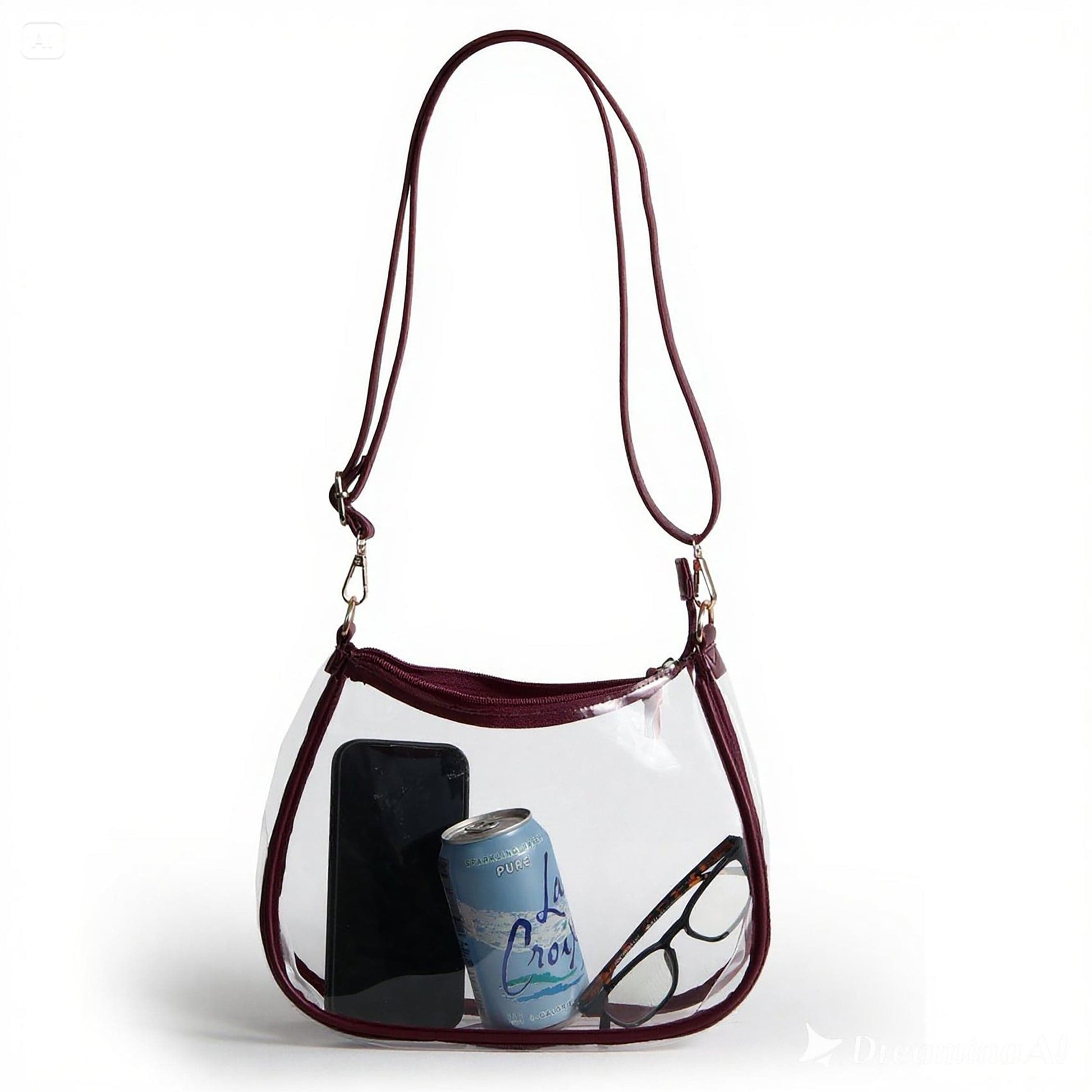 Desden Purse PRE-ORDER Sara Clear Purse with Beaded Charm – Iowa State Cyclones