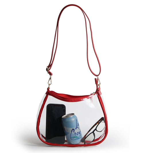 Desden Purse PRE-ORDER Sara Clear Purse with Beaded Charm – Louisville Cardinals