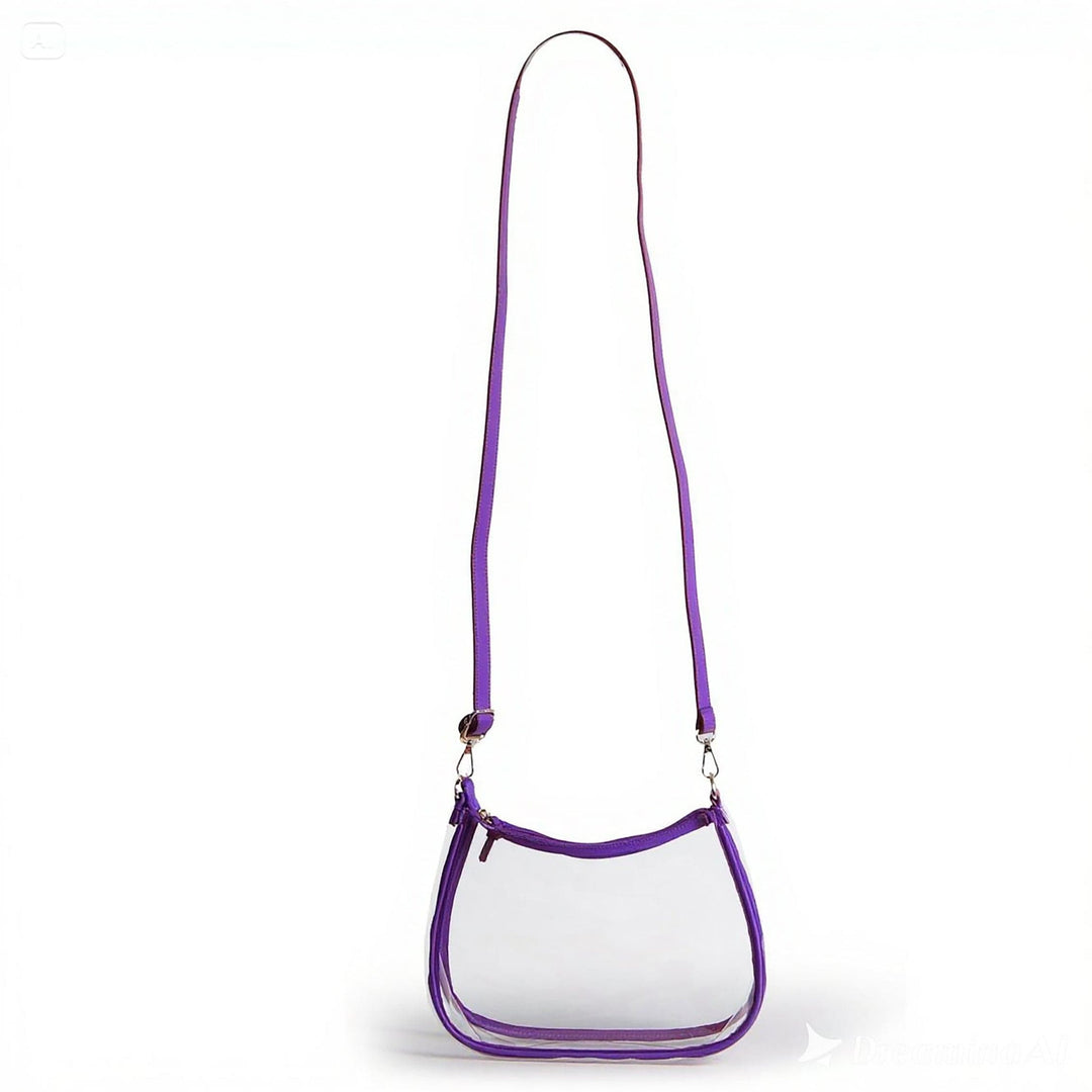 Desden Purse PRE-ORDER Sara Clear Purse with Beaded Charm – LSU Tigers