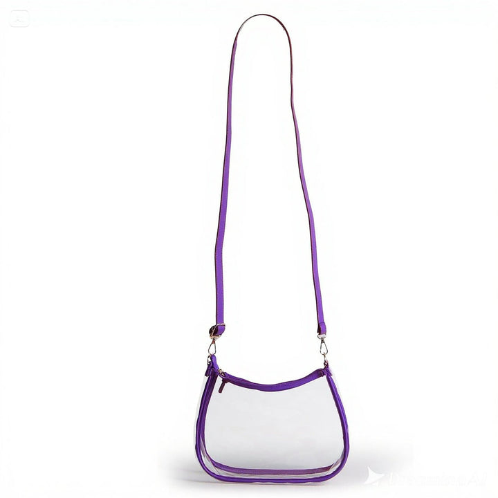 Desden Purse PRE-ORDER Sara Clear Purse with Beaded Charm – LSU Tigers