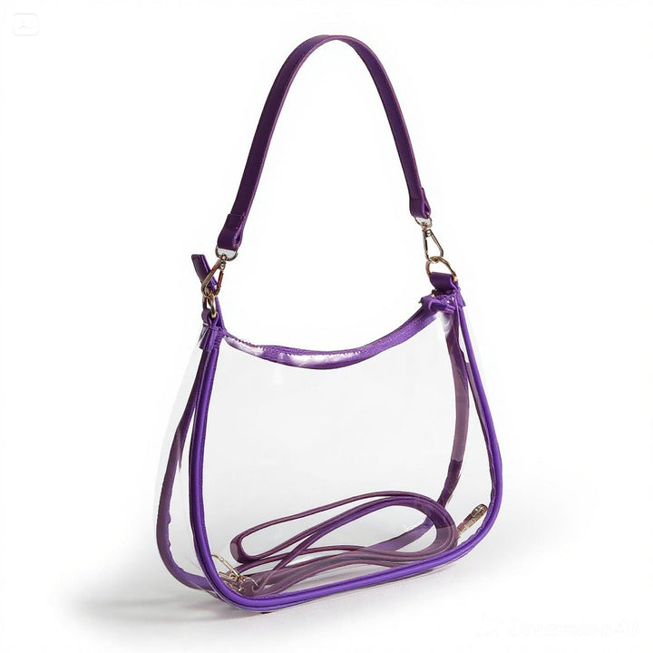 Desden Purse PRE-ORDER Sara Clear Purse with Beaded Charm – LSU Tigers