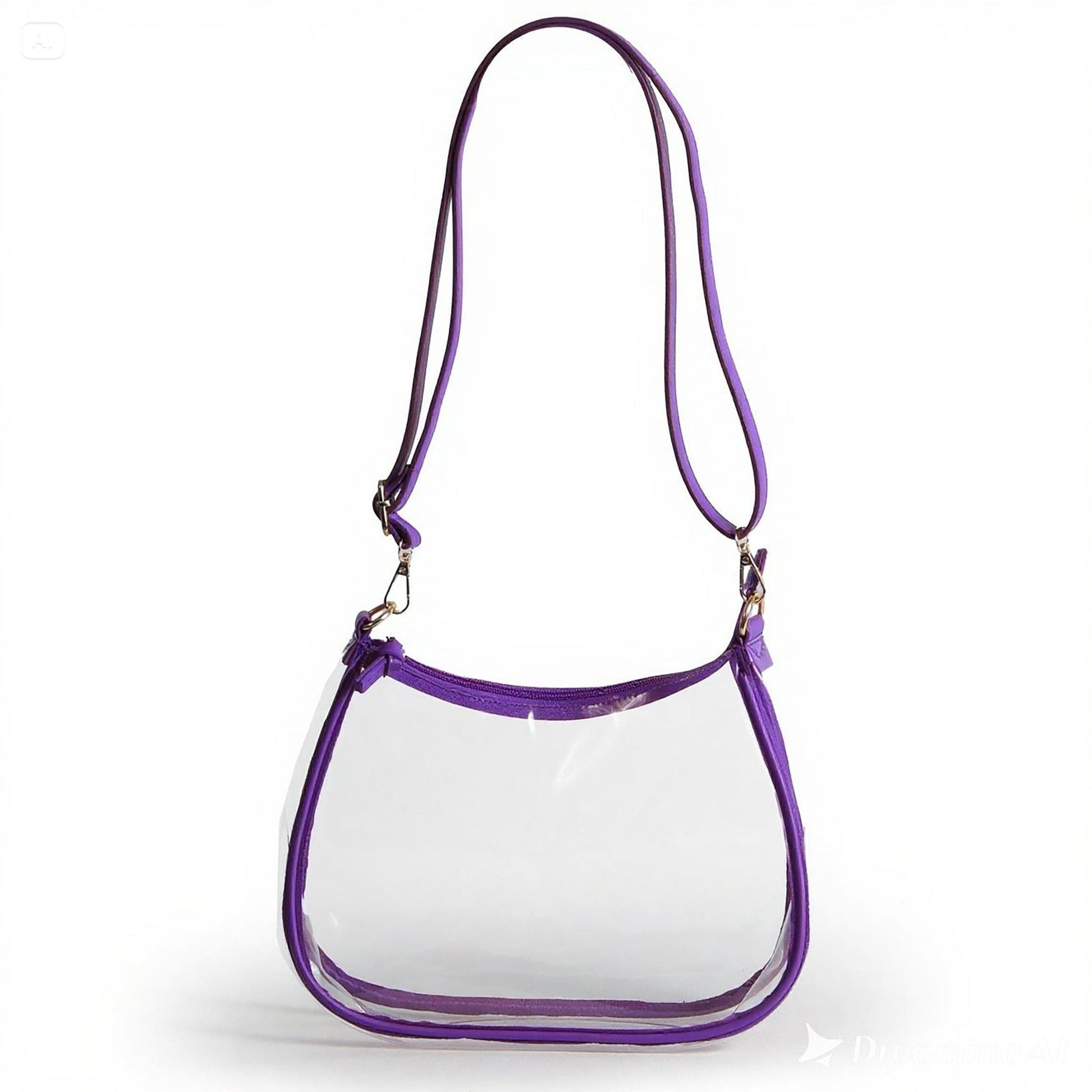 Desden Purse PRE-ORDER Sara Clear Purse with Beaded Charm – LSU Tigers