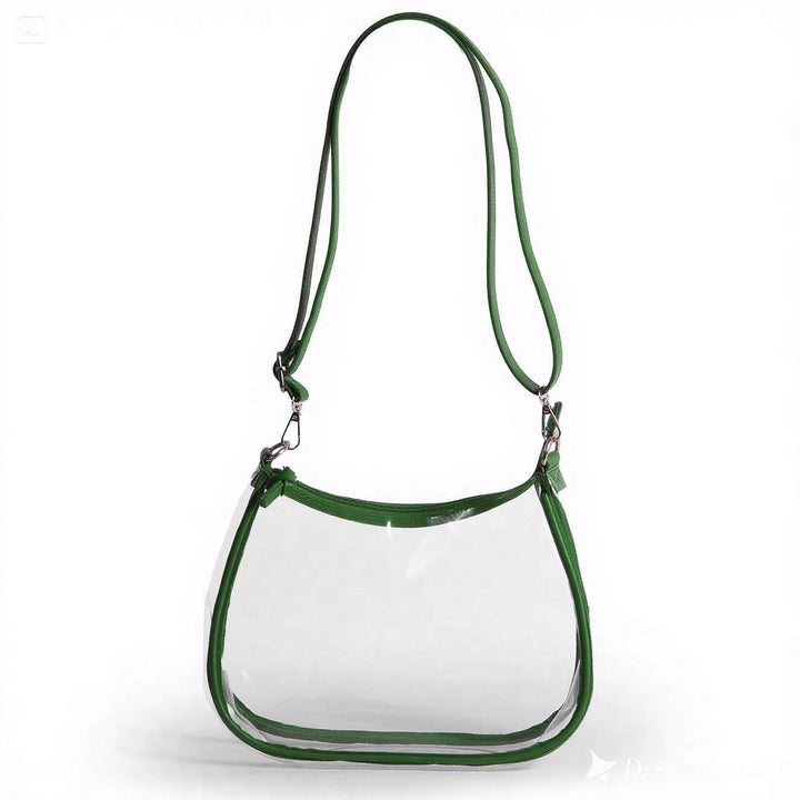 Desden Purse PRE-ORDER Sara Clear Purse with Beaded Charm – Miami Hurricanes