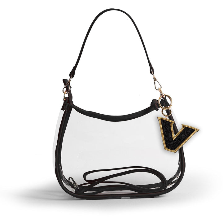 Desden Purse PRE-ORDER Sara Clear Purse with Beaded Charm – Vanderbilt Commodores