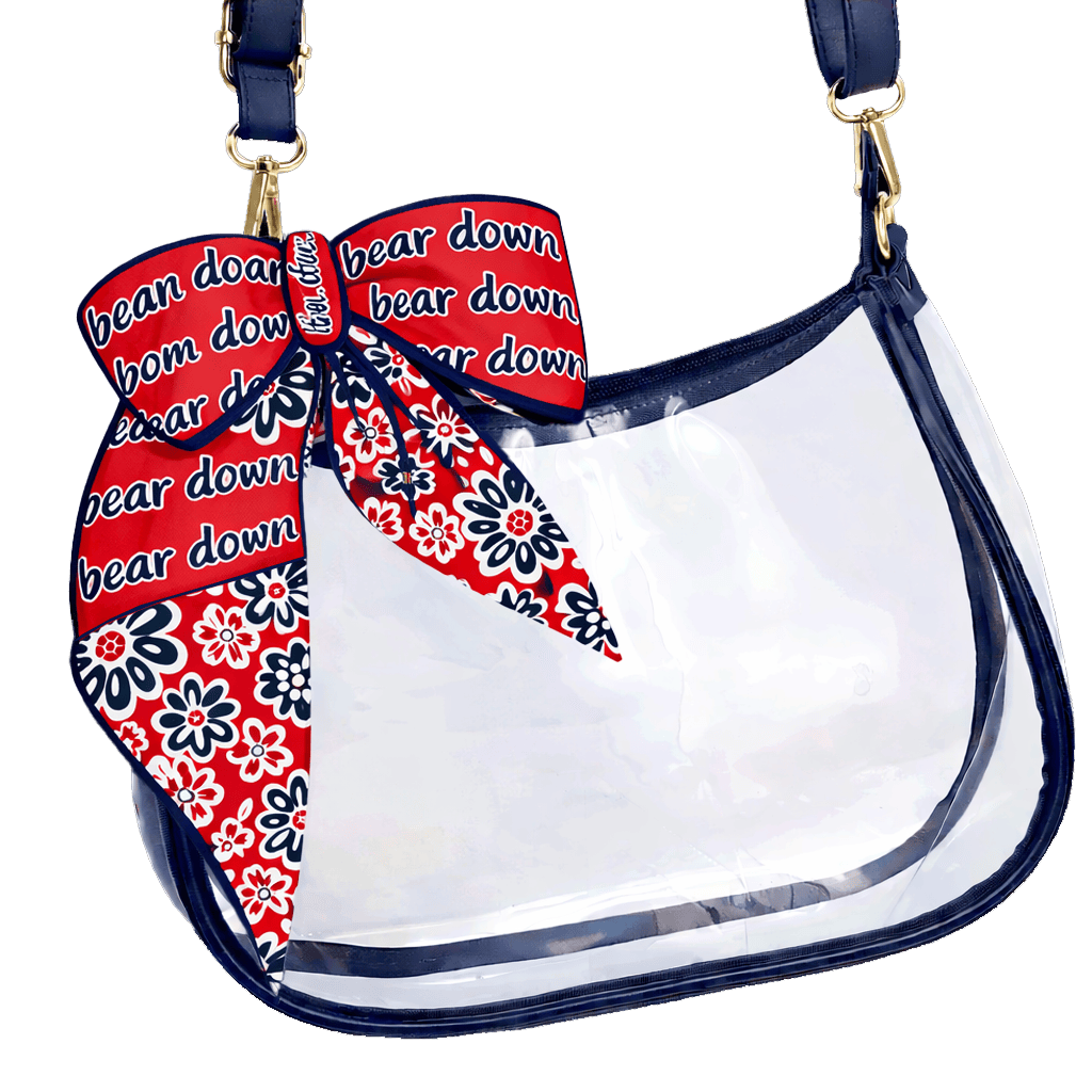 Desden PRE-ORDER Sara Clear Purse with Skinny Scarf – Arizona Wildcats