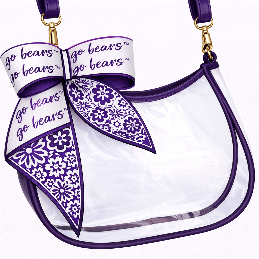Desden PRE-ORDER Sara Clear Purse with Skinny Scarf – Central Arkansas Bears