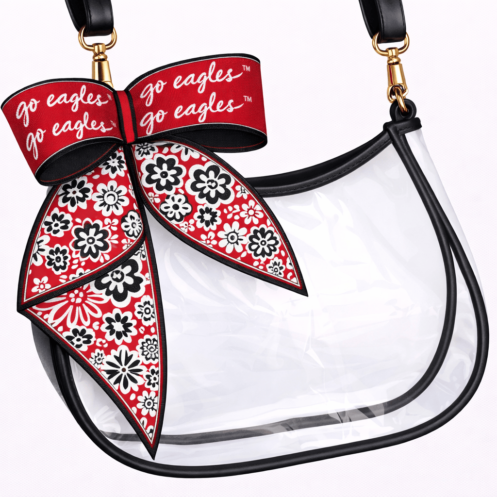 Desden PRE-ORDER Sara Clear Purse with Skinny Scarf – Eastern Washington Eagles