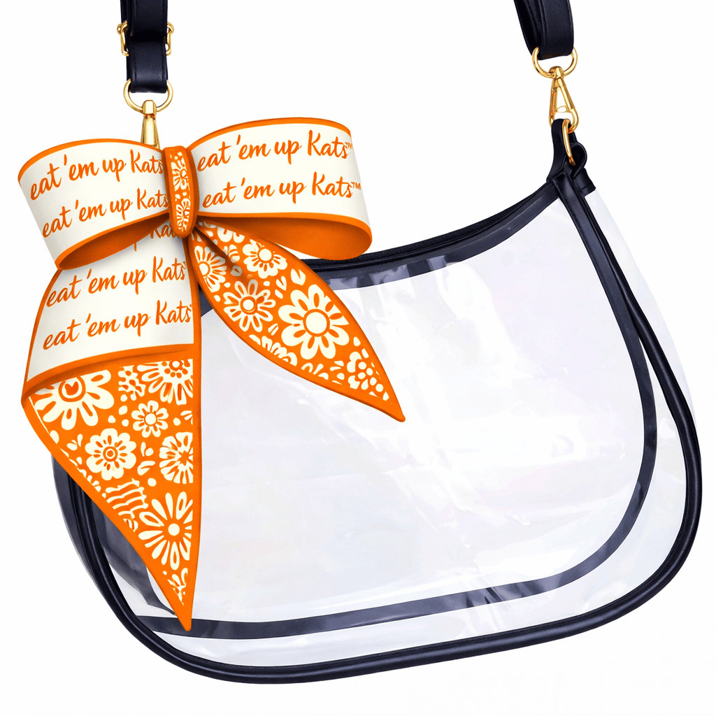 Desden PRE-ORDER Sara Clear Purse with Skinny Scarf – Sam Houston State Bearkats