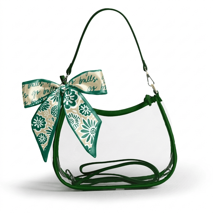 Desden PRE-ORDER Sara Clear Purse with Skinny Scarf – South Florida Bulls