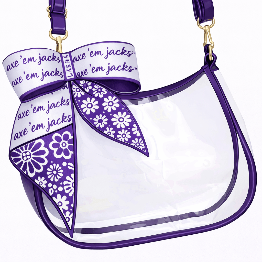Desden PRE-ORDER Sara Clear Purse with Skinny Scarf – Stephen F Austin Lumberjacks