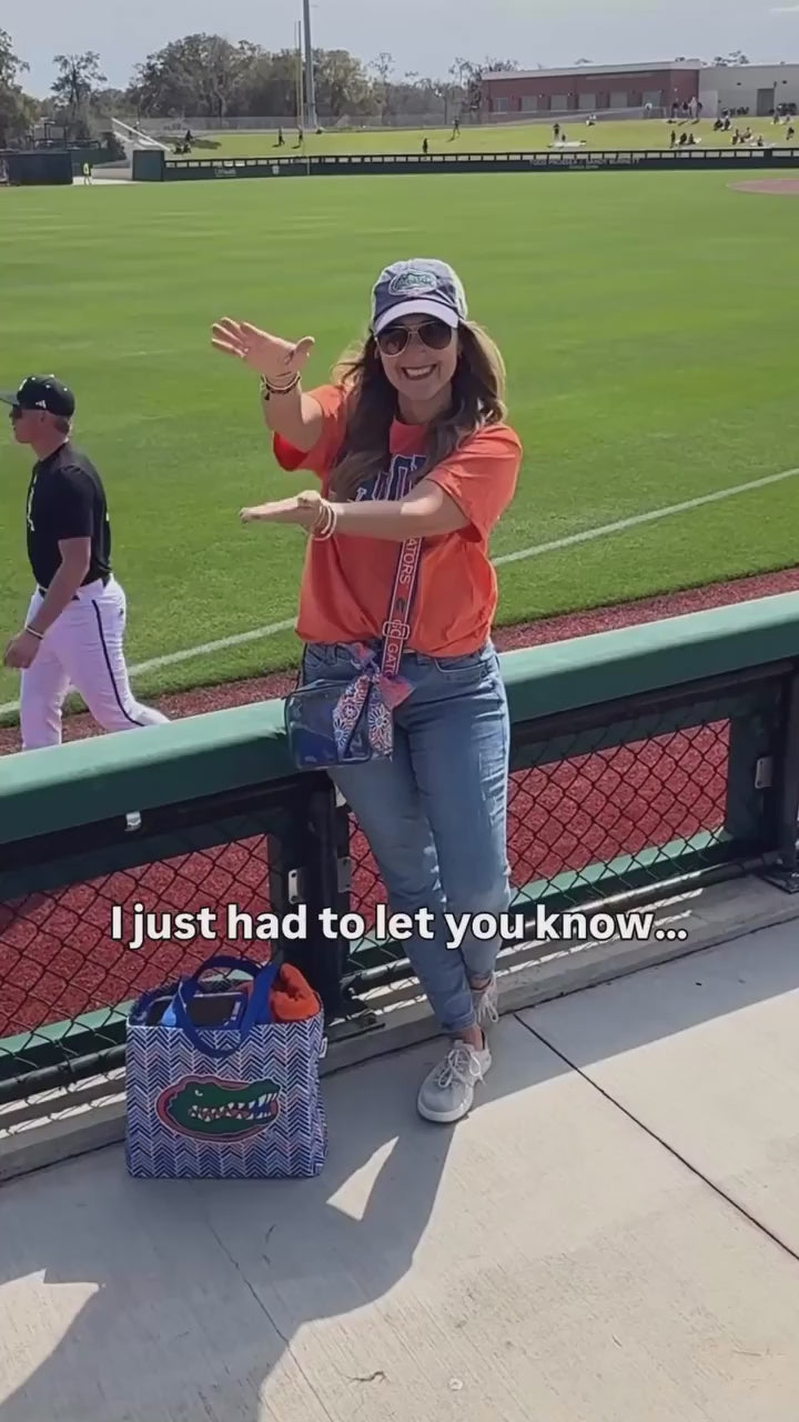 Your reminder to add a bit of fun to your gameday style 🎀

For our Florida Gator mom, it’s as simple as tying her skinny scarf in her hair or onto her clear bag as a little bow. Such a tiny detail, but it makes the whole look feel even more spirited.

Our community already has great gameday style (yes, that includes you!), our Skinny Scarf is just the cherry on top 🍒

#momstyleinspo #baseballoutfit #momoutfits #stylishmoms #springoutfits