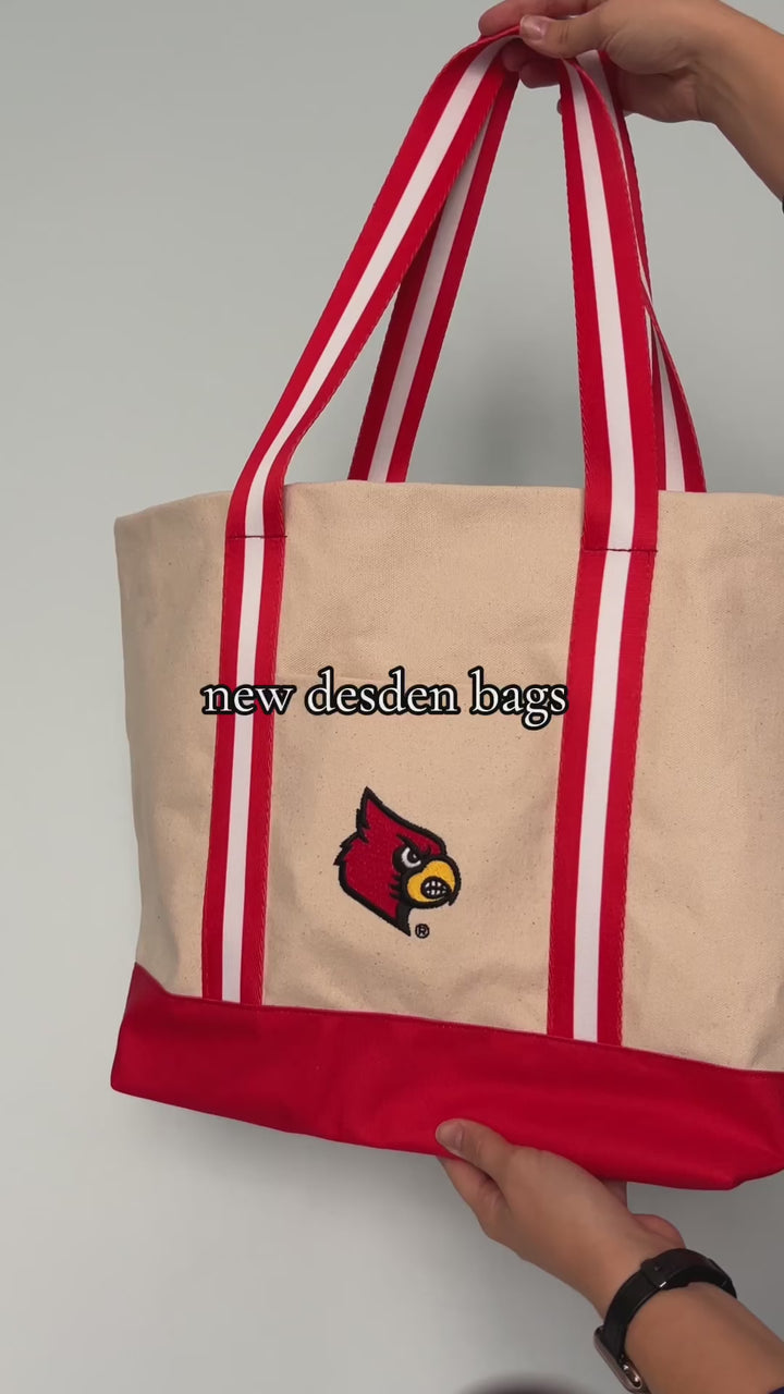 Canvas Boat Tote - Indiana