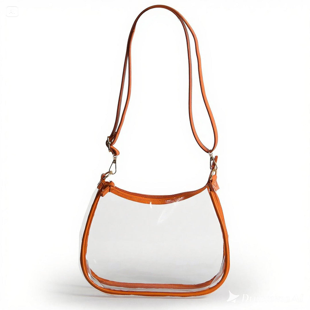 Desden Purse Sara Clear Purse - Burnt Orange