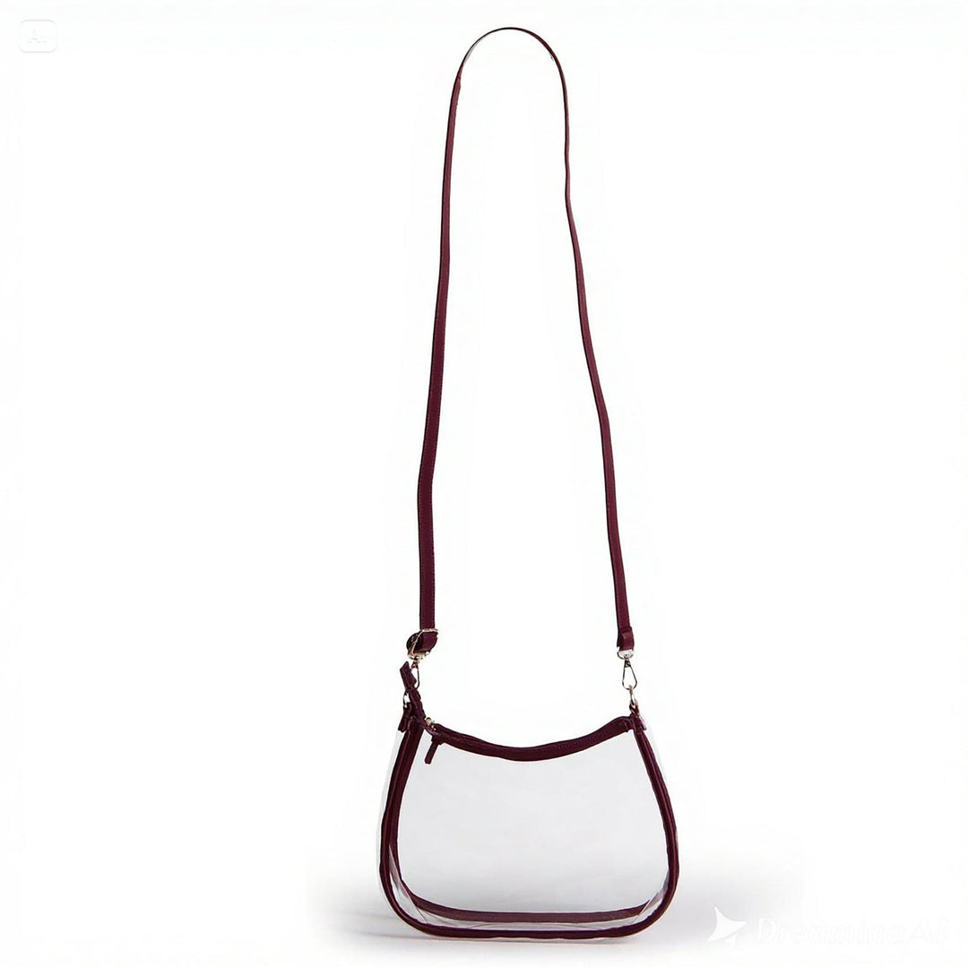 Desden Purse Sara Clear Purse - Maroon