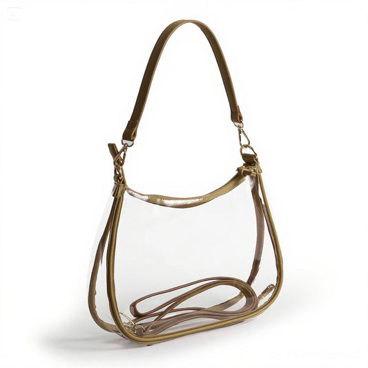 Desden Purse Sara Clear Purse - Metallic Gold