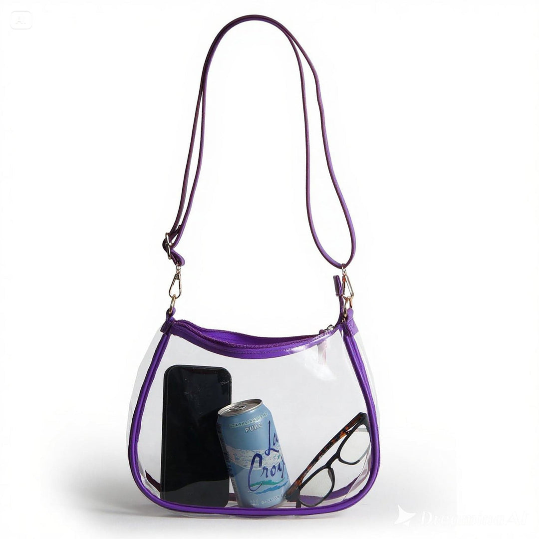 Desden Purse Sara Clear Purse - Purple
