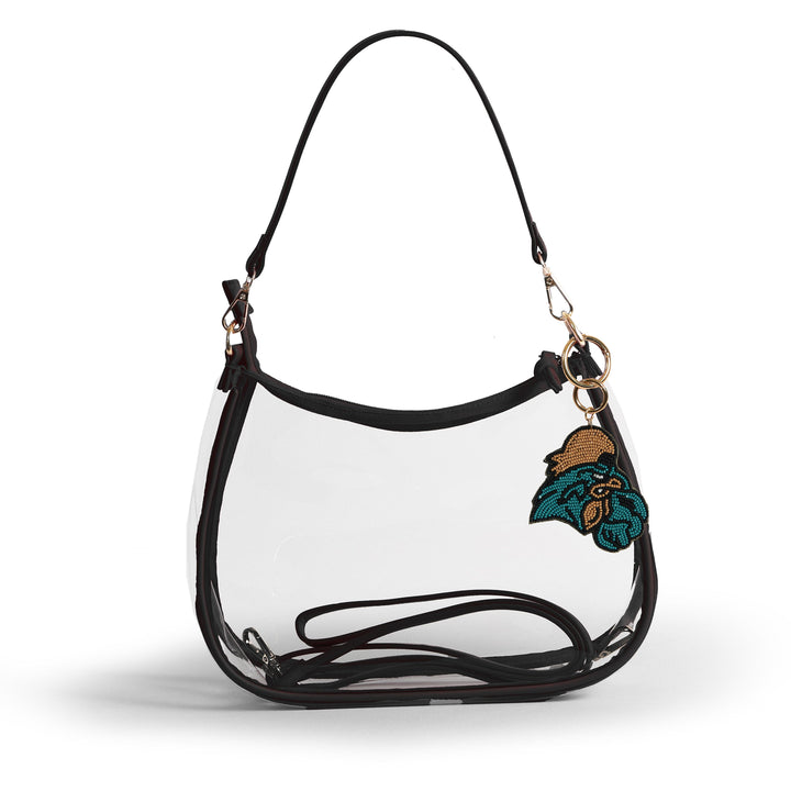 Desden Purse Sara Clear Purse with Beaded Charm – Coastal Carolina Chanticleers