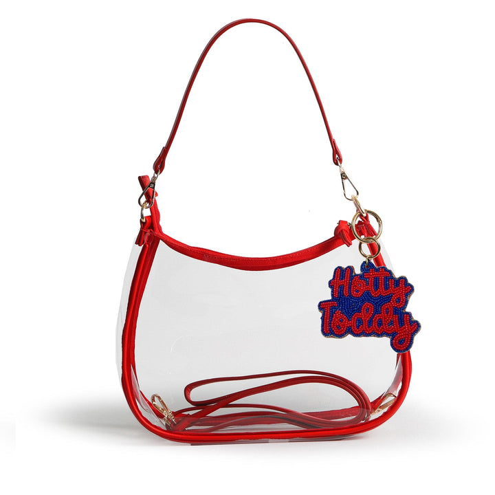 Desden Purse Sara Clear Purse with Beaded Charm – Ole Miss Rebels