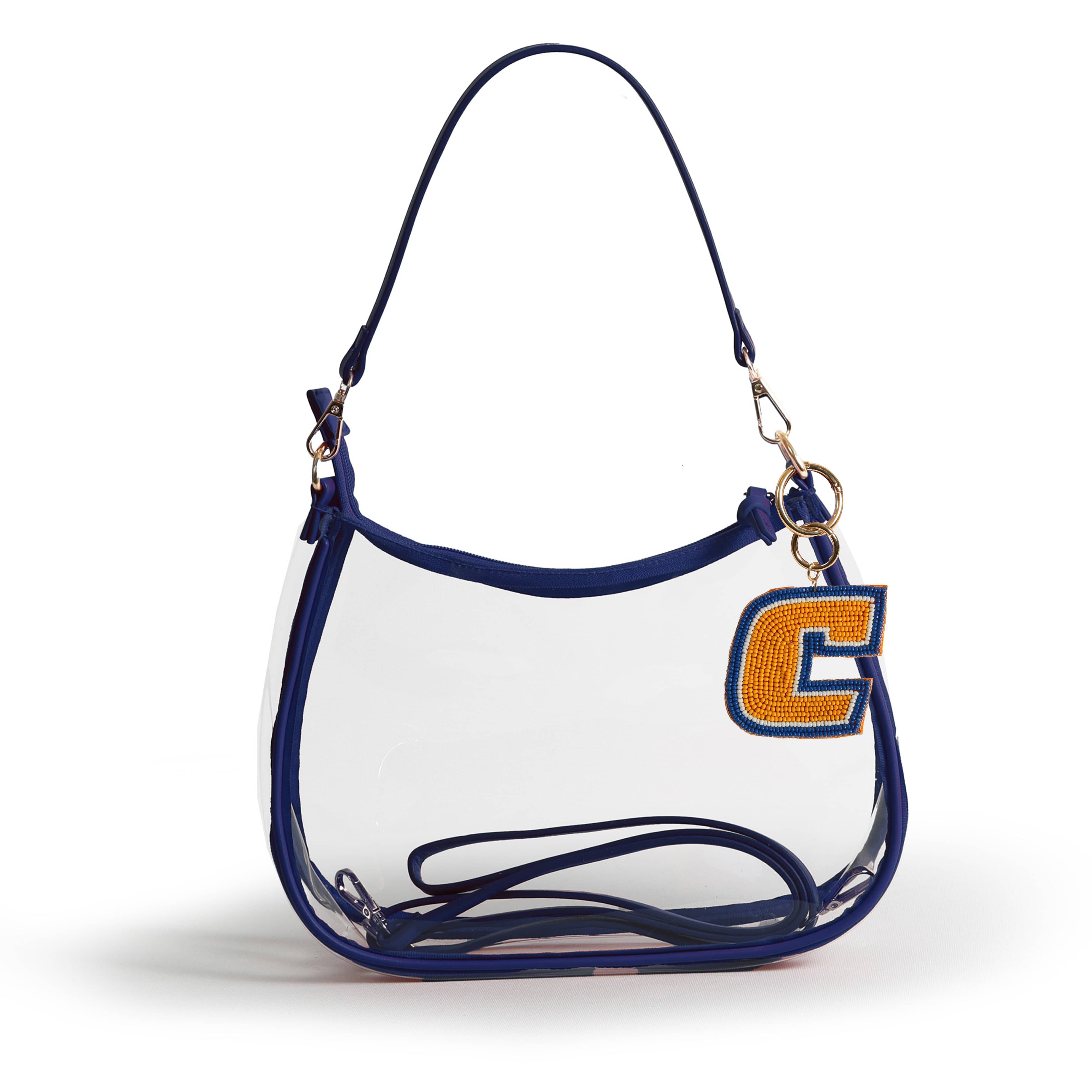 Desden Purse Sara Clear Purse with Beaded Charm – Tennessee Chattanooga Mocs