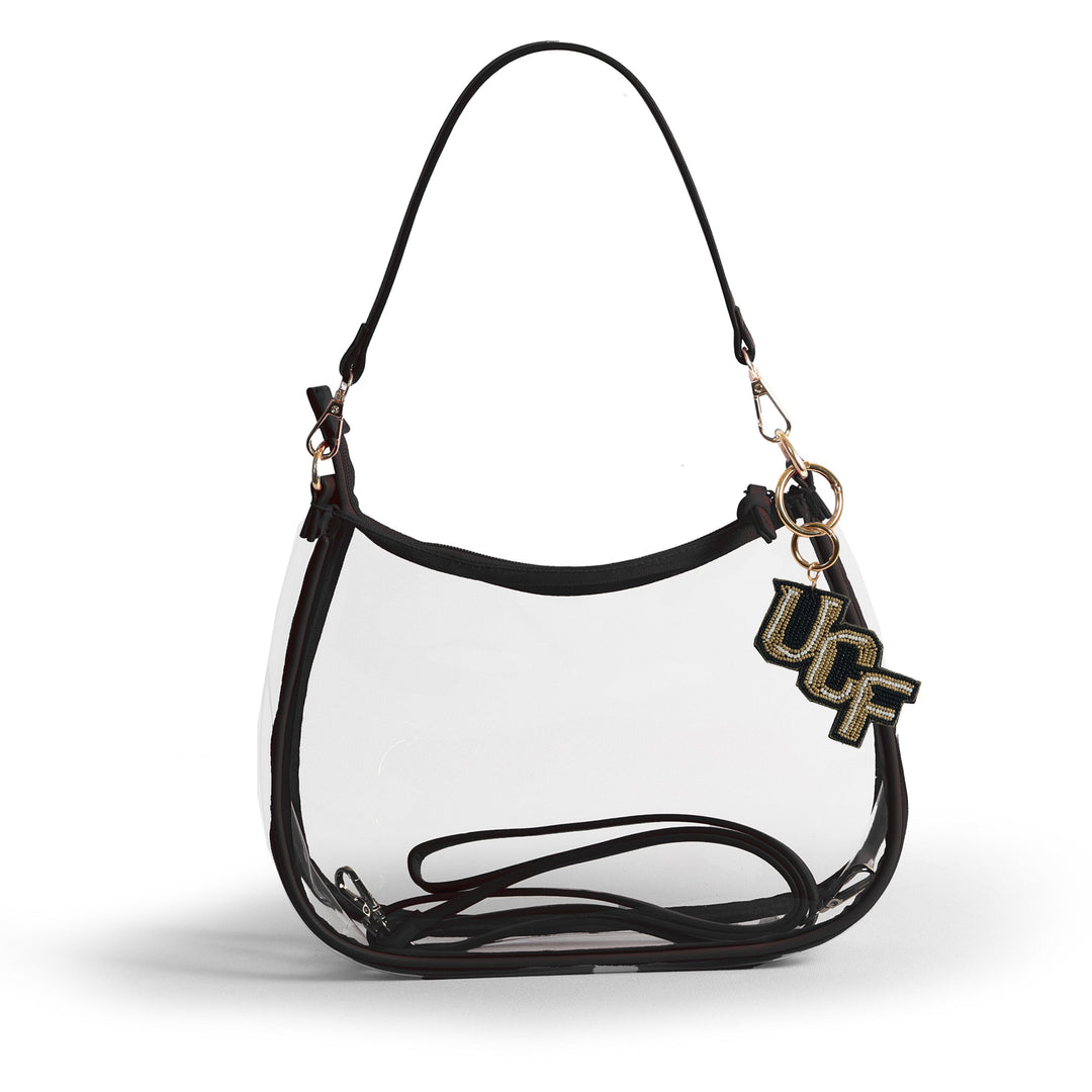 Desden Purse Sara Clear Purse with Beaded Charm – UCF Knights