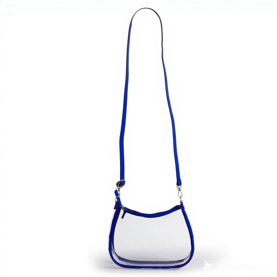 Desden Purse Sara Large Clear Purse - Royal Blue