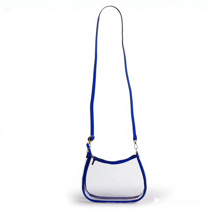 Desden Purse Sara Large Clear Purse - Royal Blue