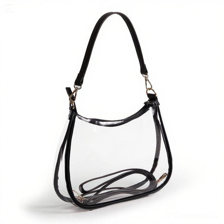 Desden Sara Large Clear Purse with Skinny Scarf – Appalachian State Mountaineers