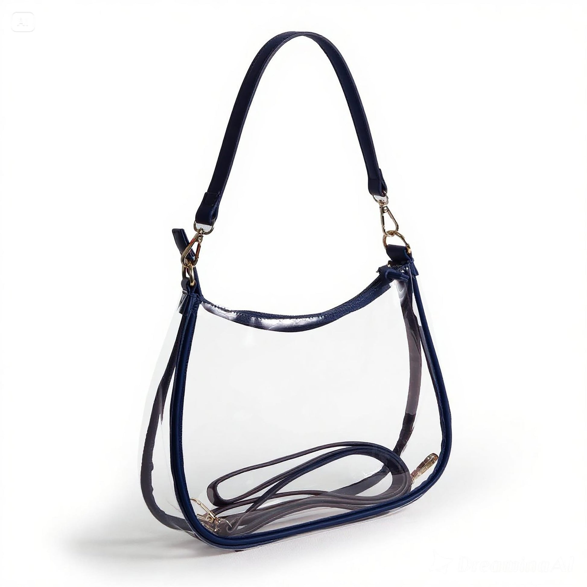 Desden Sara Large Clear Purse with Skinny Scarf – Auburn Tigers