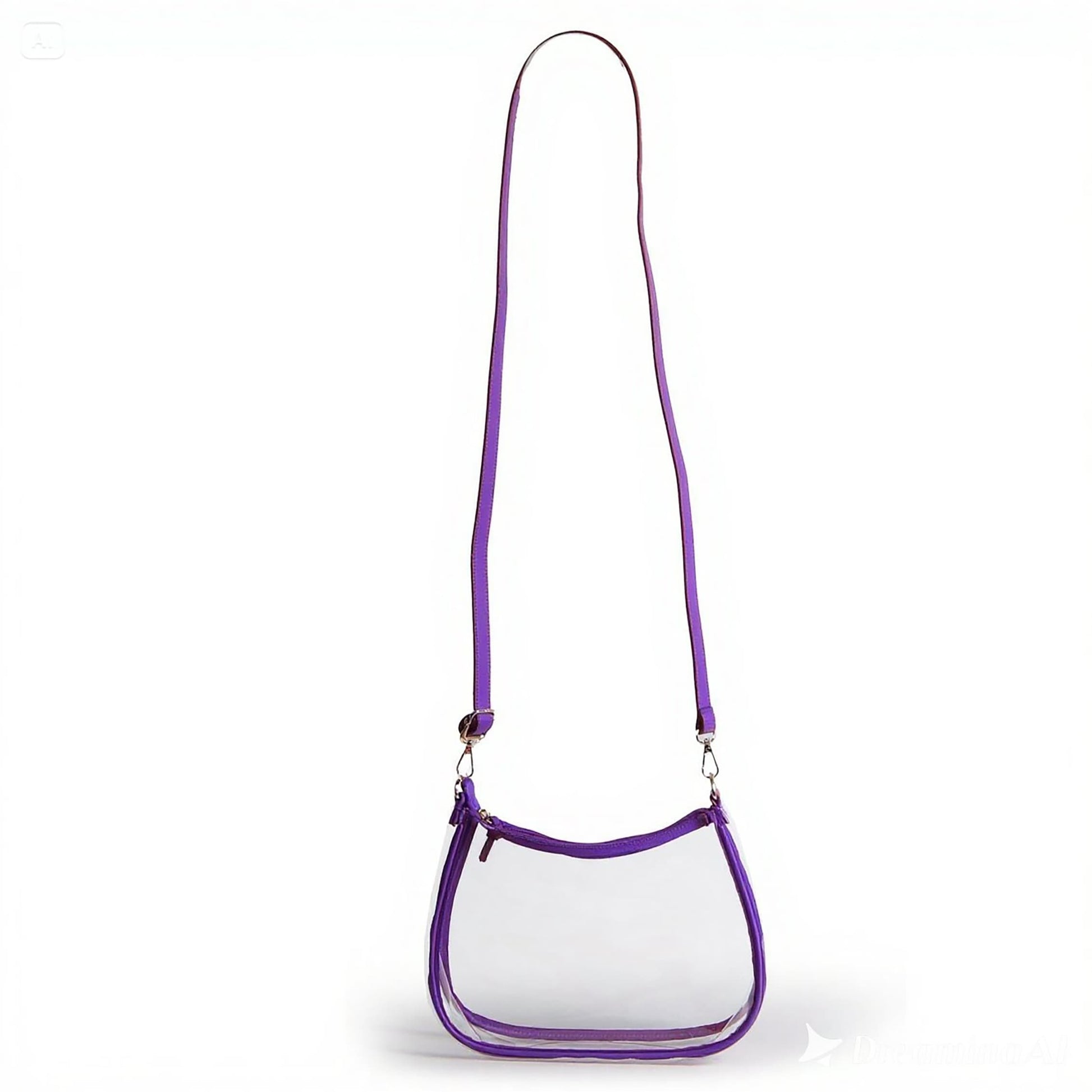 Desden Sara Large Clear Purse with Skinny Scarf – Kansas State Wildcats