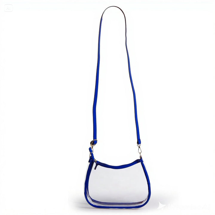 Desden Sara Large Clear Purse with Skinny Scarf – Louisiana Tech Bulldogs