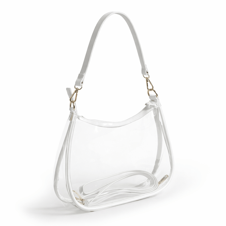 Desden Sara Large Clear Purse with Skinny Scarf – North Carolina Tar Heels