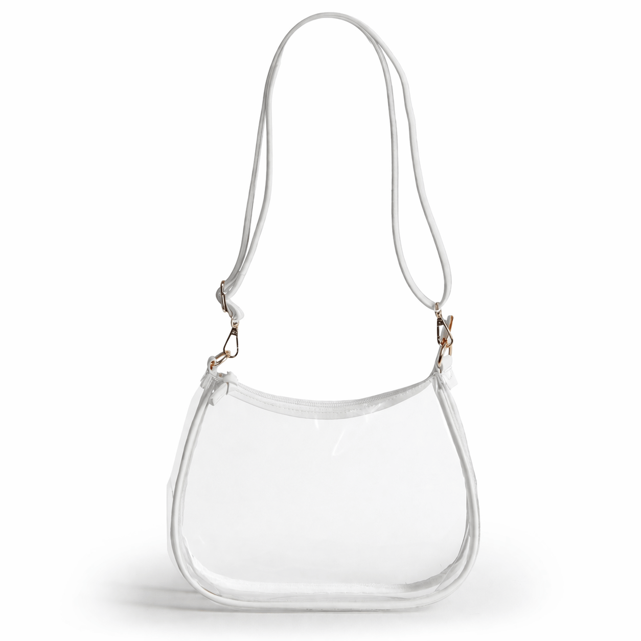 Desden Sara Large Clear Purse with Skinny Scarf – North Carolina Tar Heels