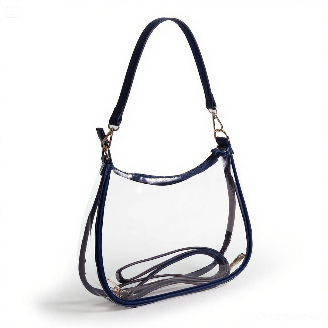 Desden Sara Large Clear Purse with Skinny Scarf – Northern Arizona Lumberjacks