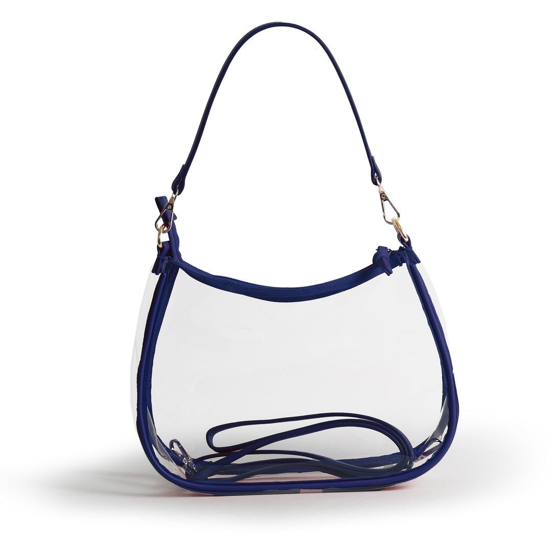 Desden Sara Large Clear Purse with Skinny Scarf – Penn State Nittany Lions