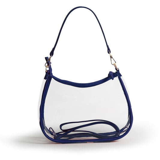 Desden Sara Large Clear Purse with Skinny Scarf – Penn State Nittany Lions