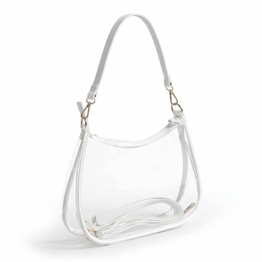 Desden Sara Large Clear Purse with Skinny Scarf – Tennessee Volunteers