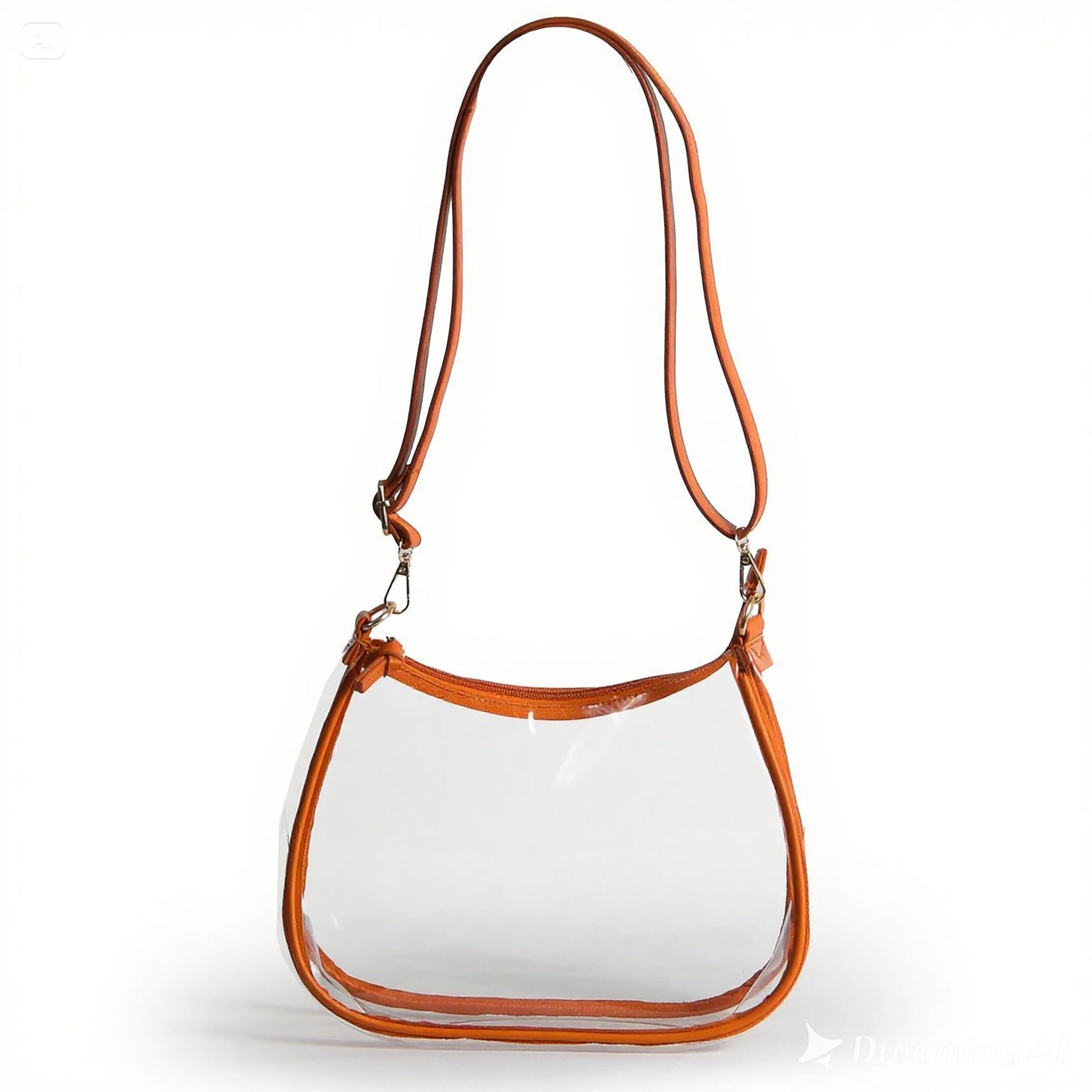 Desden Sara Large Clear Purse with Skinny Scarf – Texas Longhorns