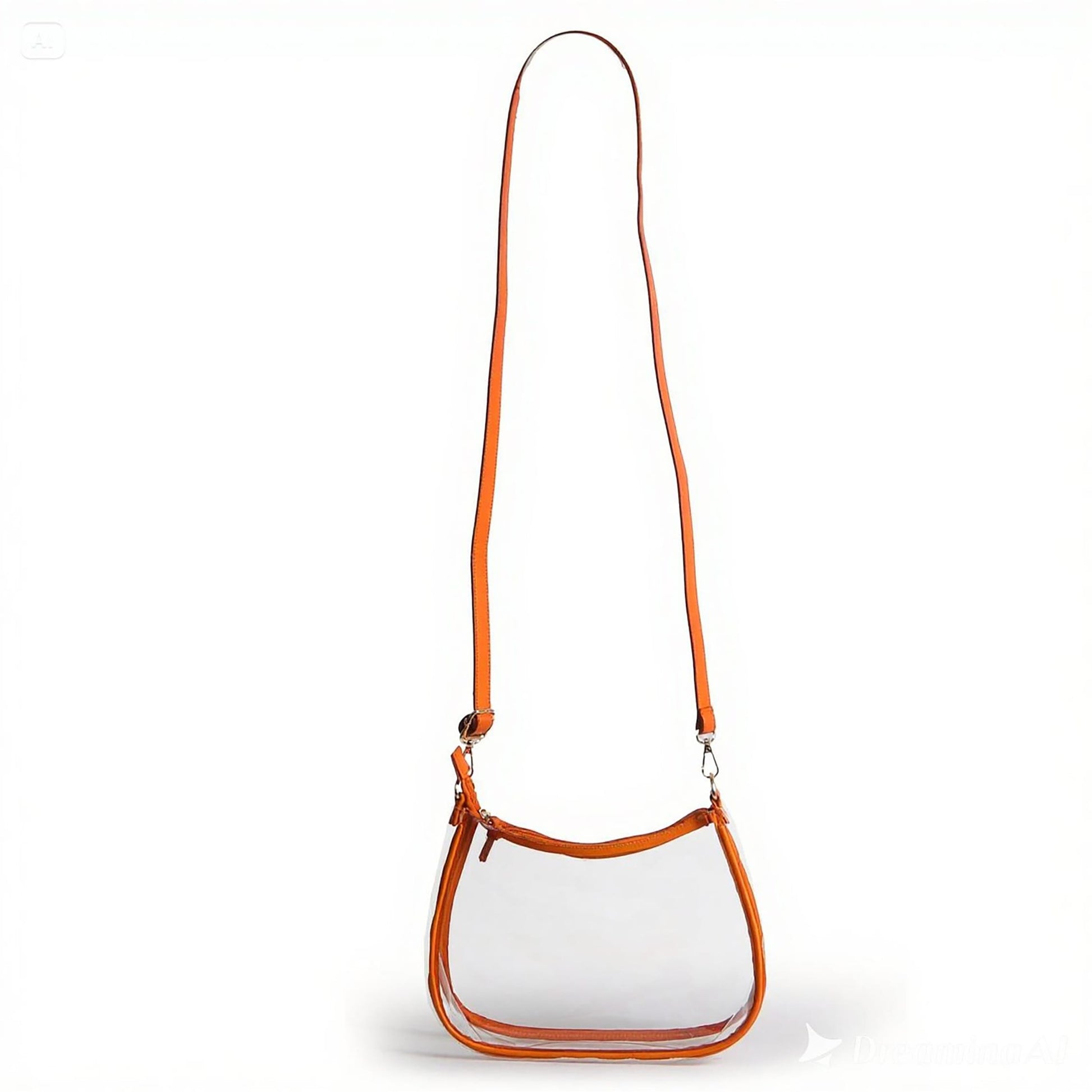 Desden Sara Large Clear Purse with Skinny Scarf – Texas Longhorns
