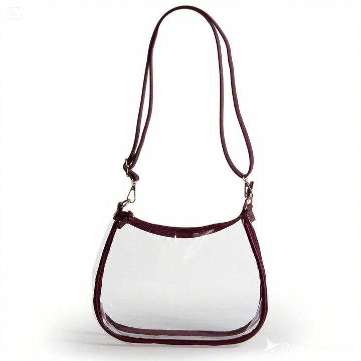 Desden Sara Large Clear Purse with Skinny Scarf – Texas State Bobcats