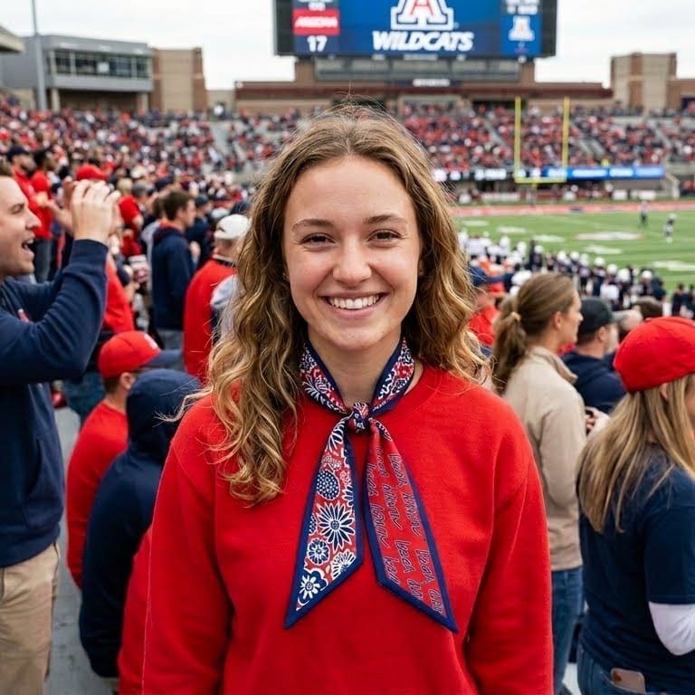 Desden Accessory Skinny Scarf – Arizona Wildcats