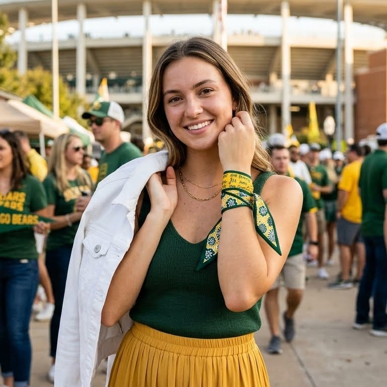 Desden Accessory Skinny Scarf – Baylor Bears