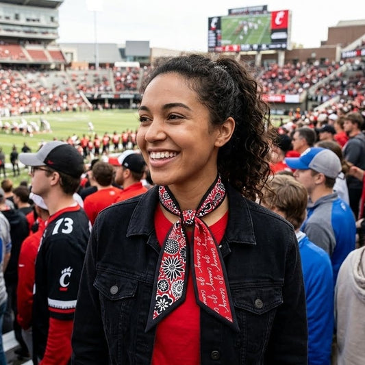 Desden Accessory Skinny Scarf – Cincinnati Bearcats