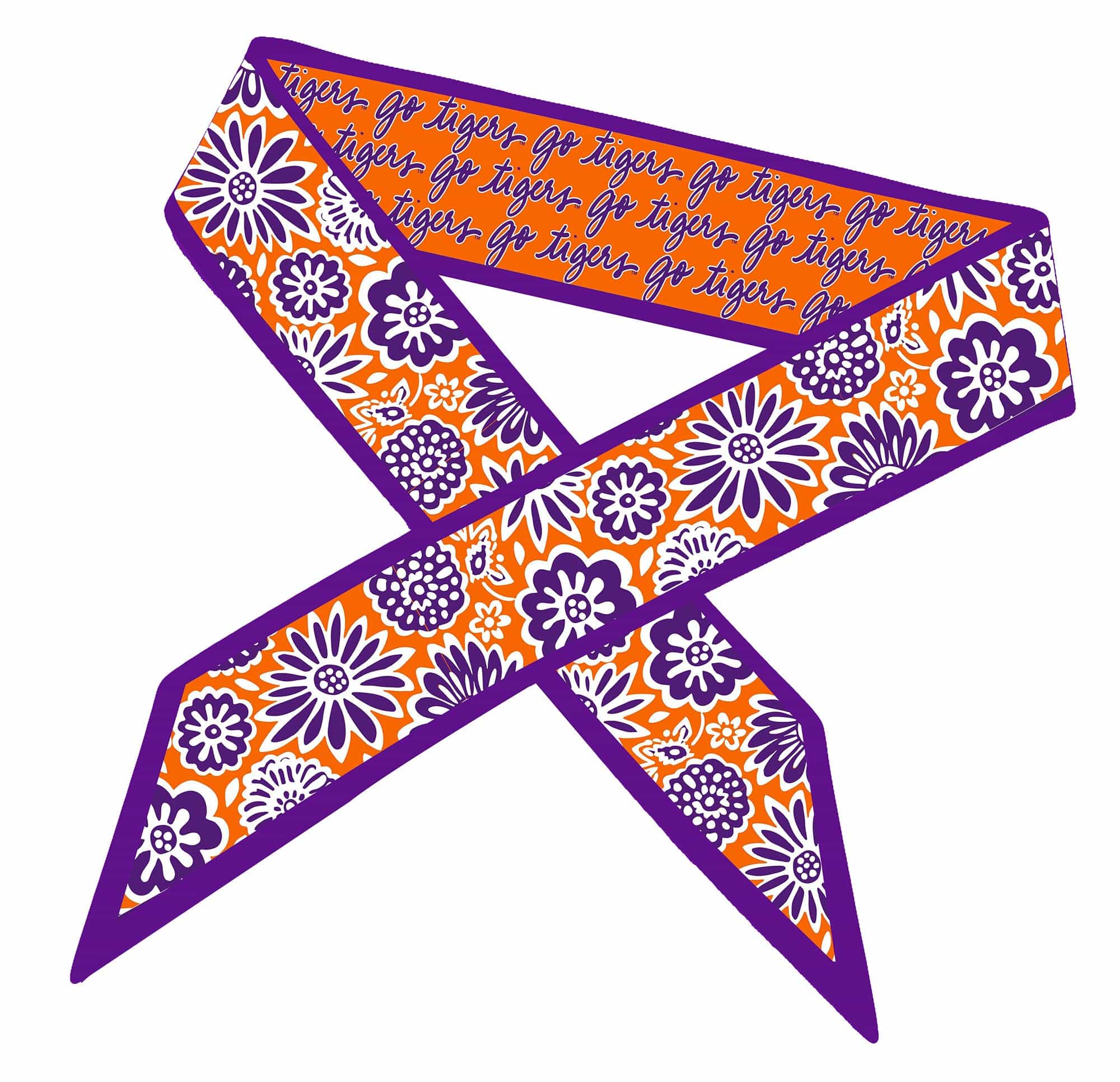 Desden Accessory Skinny Scarf – Clemson Tigers