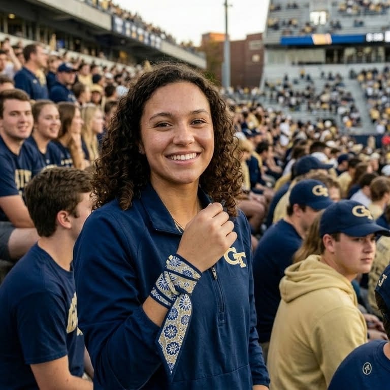 Desden Accessory Skinny Scarf – Georgia Tech Yellow Jackets