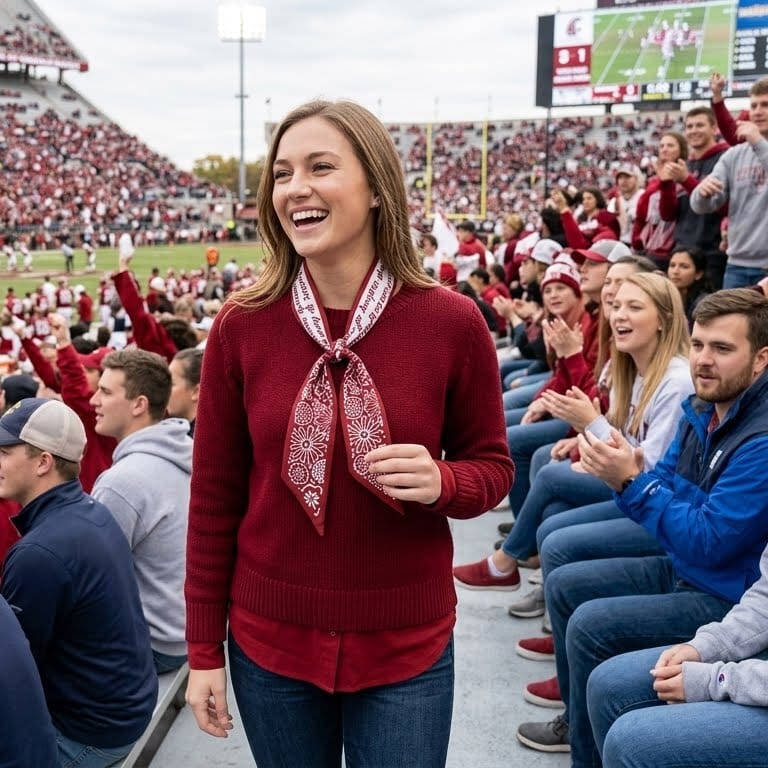 Desden Accessory Skinny Scarf – Indiana Hoosiers