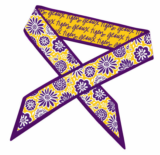 Desden Accessory Skinny Scarf – LSU Tigers