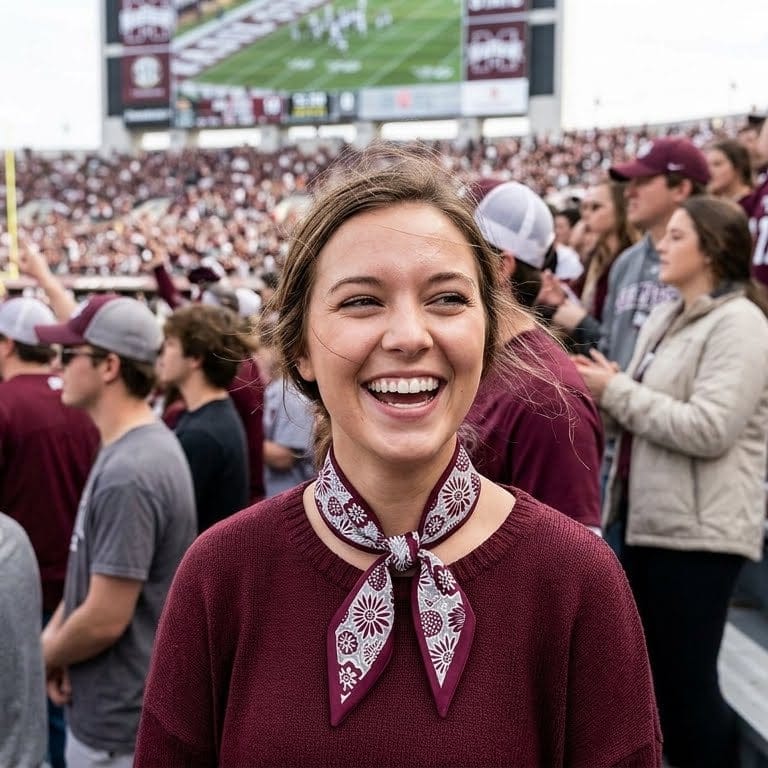 Desden Accessory Skinny Scarf – Mississippi State Bulldogs